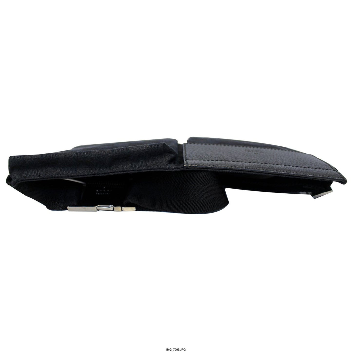 GUCCI Monogram Waist Bum Bag Black 28566