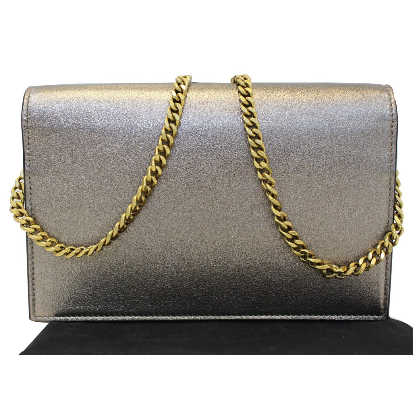 YVES SAINT LAURENT Small Kate Tassel Leather Shoulder Crossbody Bag Gold