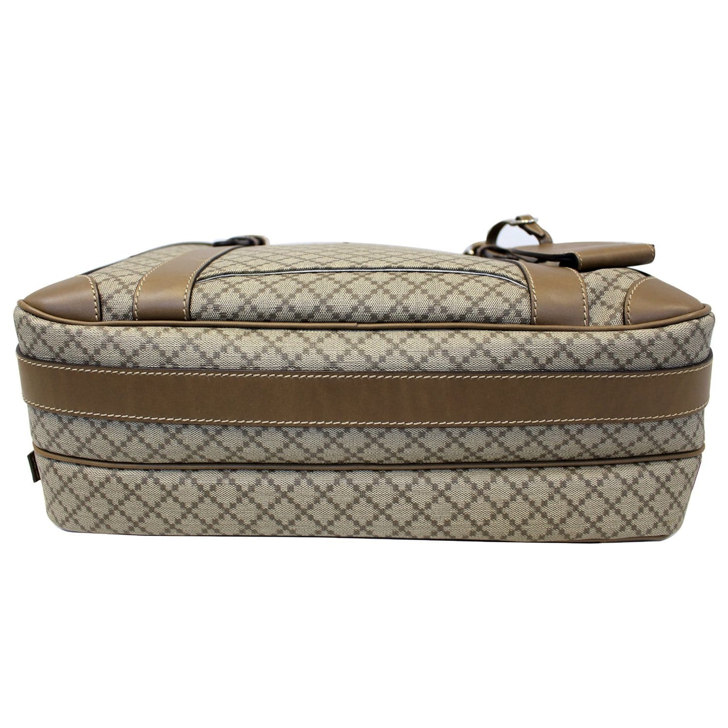 GUCCI Diamante Men's Briefcase Travel Bag Beige 296148