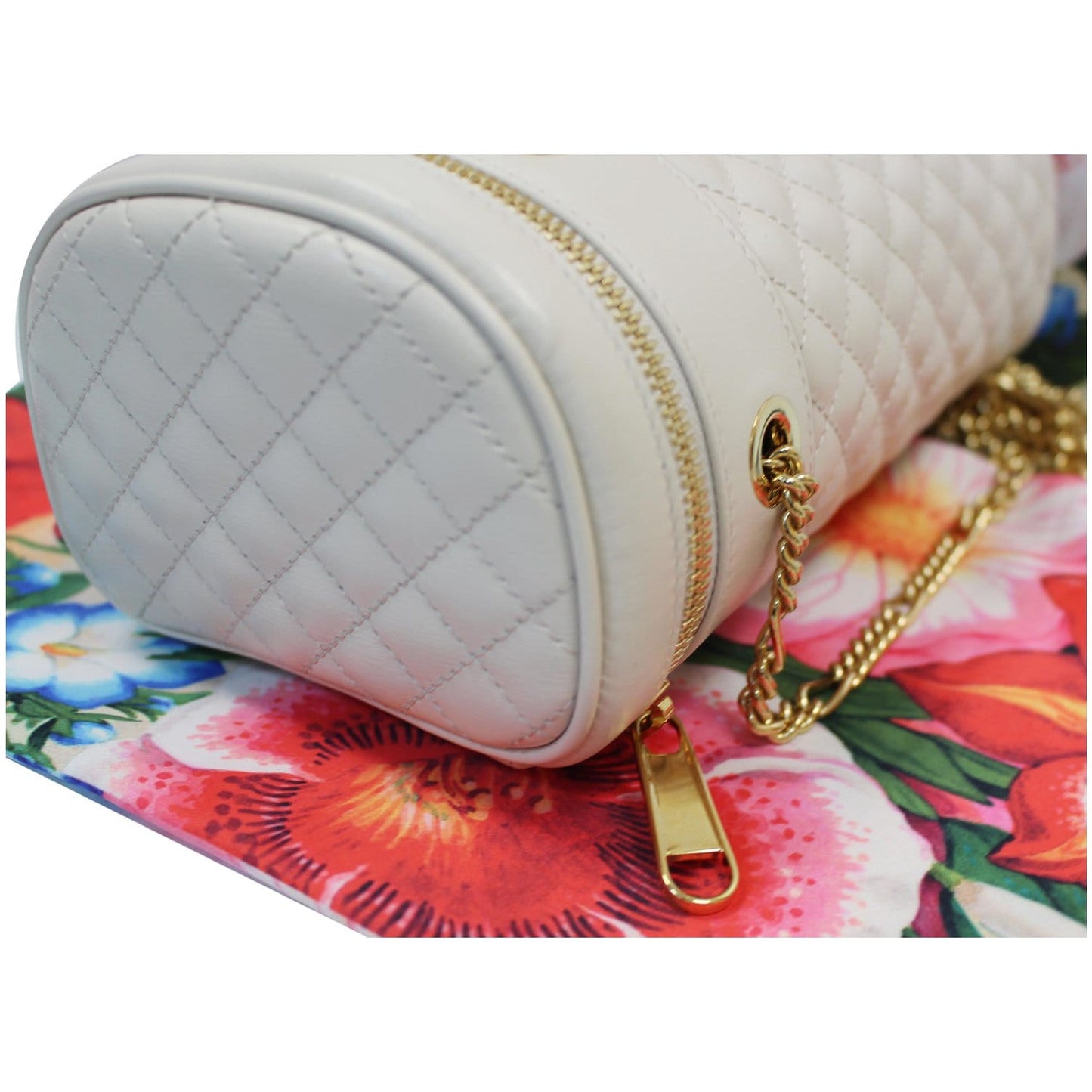 GUCCI Trapuntta Calfskin Leather Belt Bag White 572298 - 20% OFF