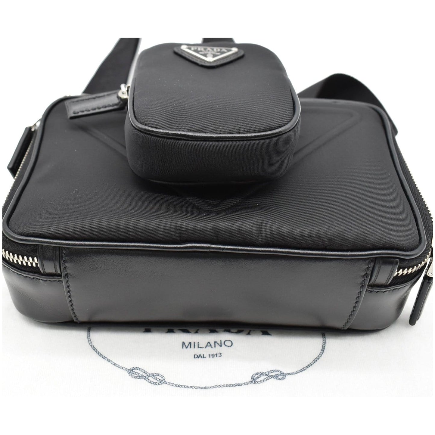 PRADA Re-Edition Nylon Shoulder Bag Black