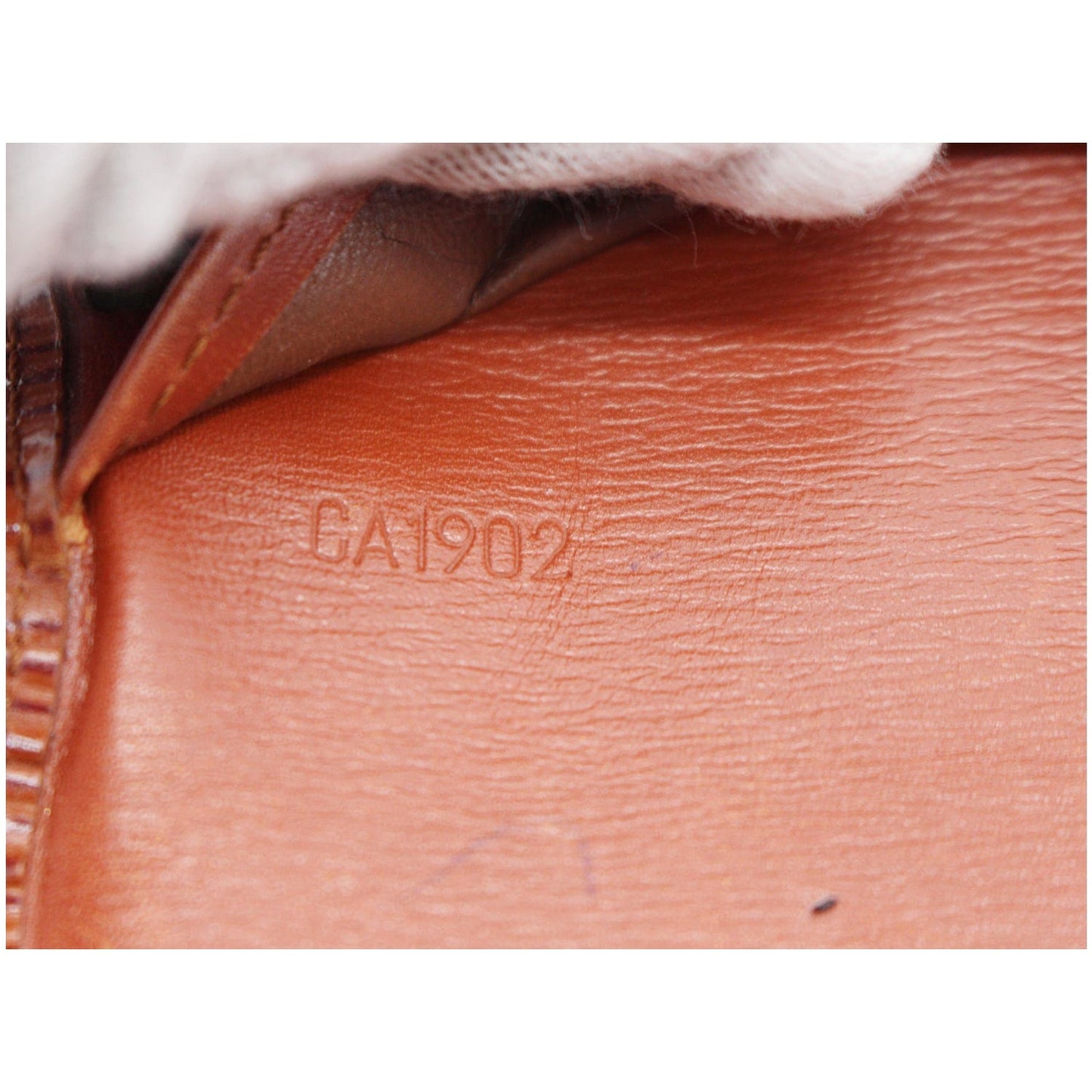 LOUIS VUITTON Continental Flap Epi Leather Wallet Orange