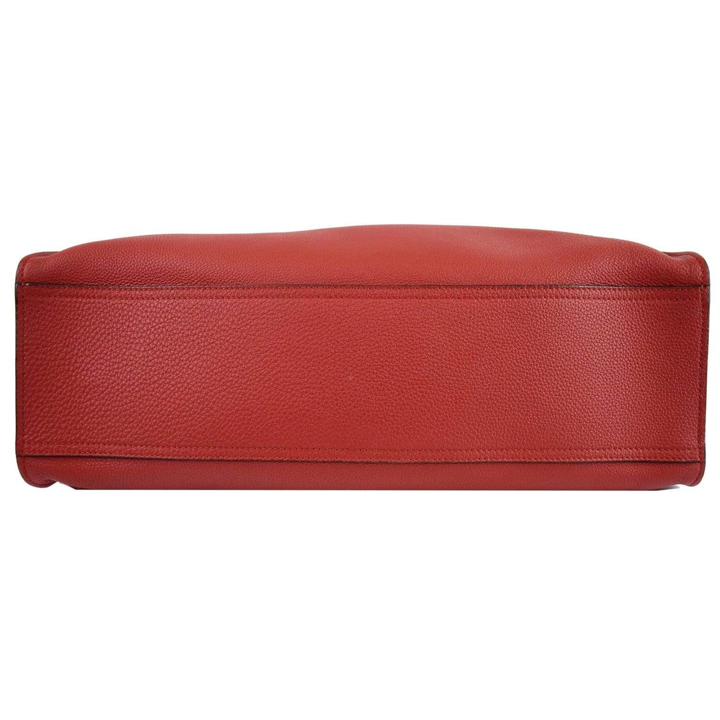 GUCCI Jackie Large Top Handle Leather Tote Bag Red 362970