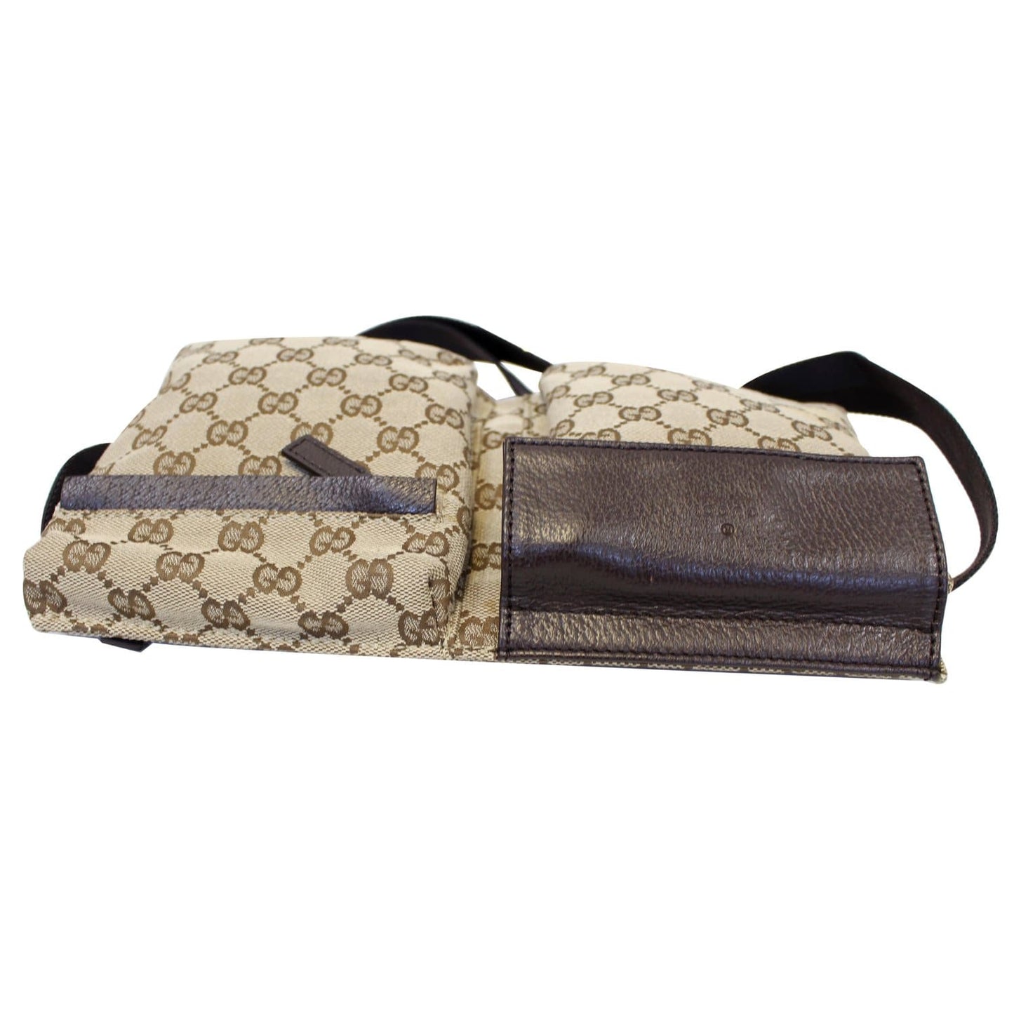 GUCCI GG Monogram Waist Bum Bag 28566 Brown