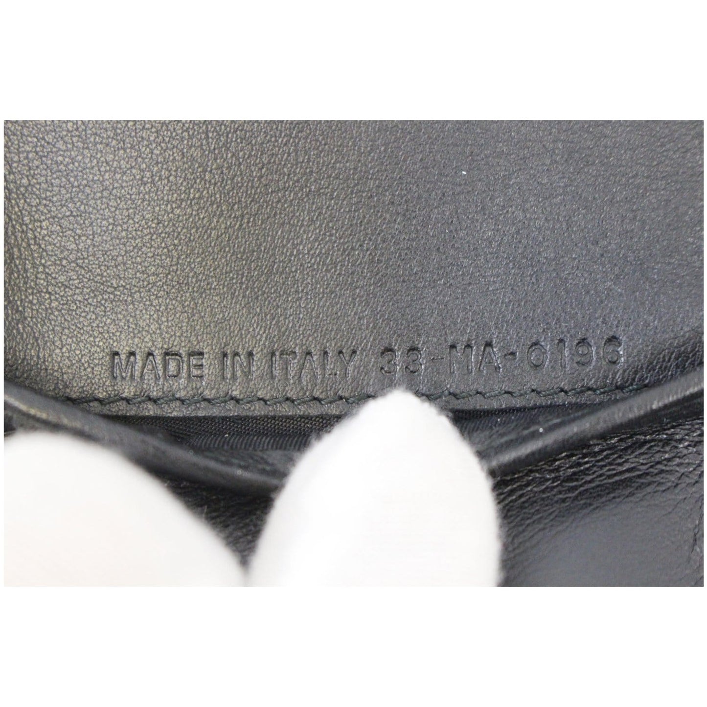 Christian Dior Noir Black Leather Wallet