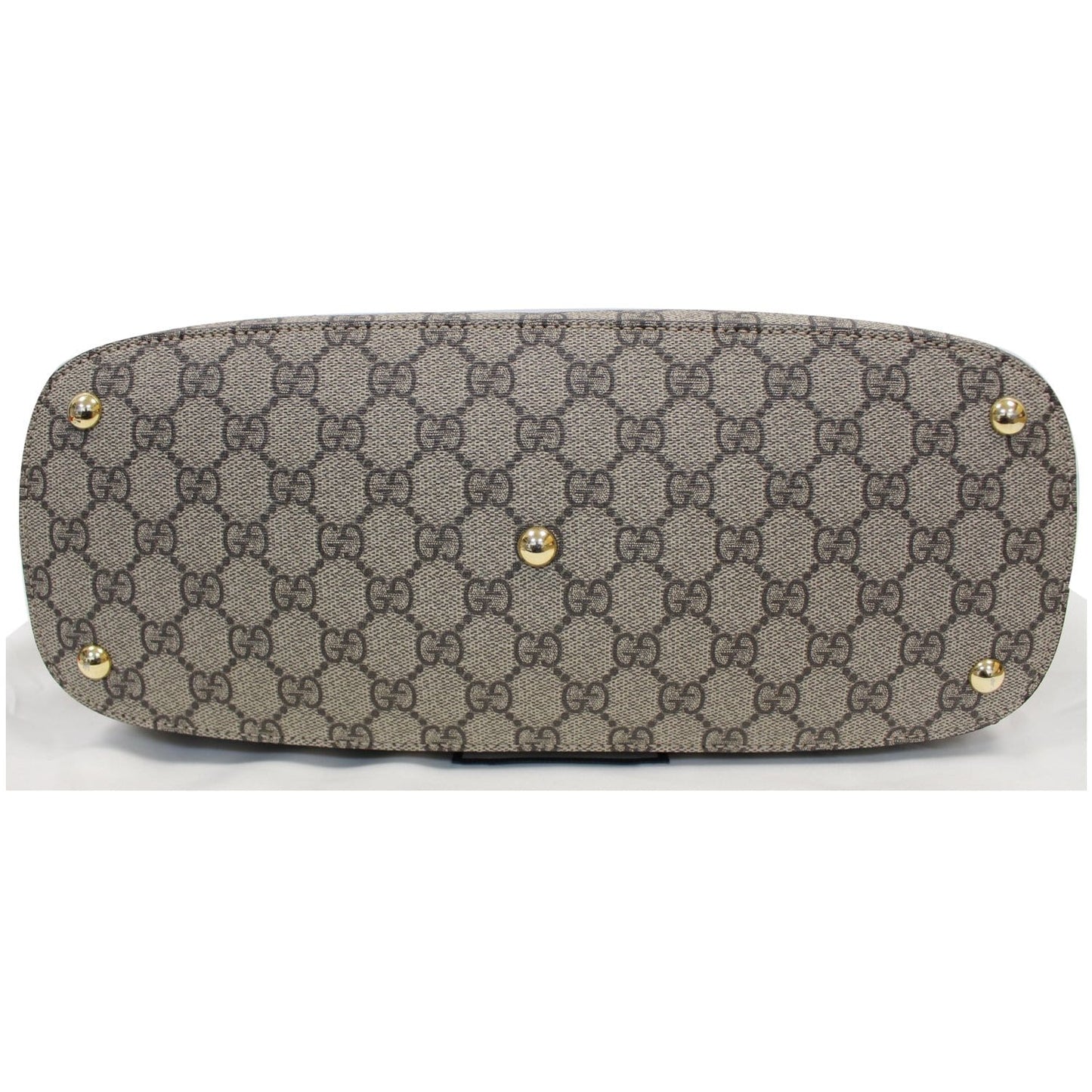 GUCCI Linea A Supreme Coated Canvas Hobo Shoulder Bag Beige 414930 - 15% OFF