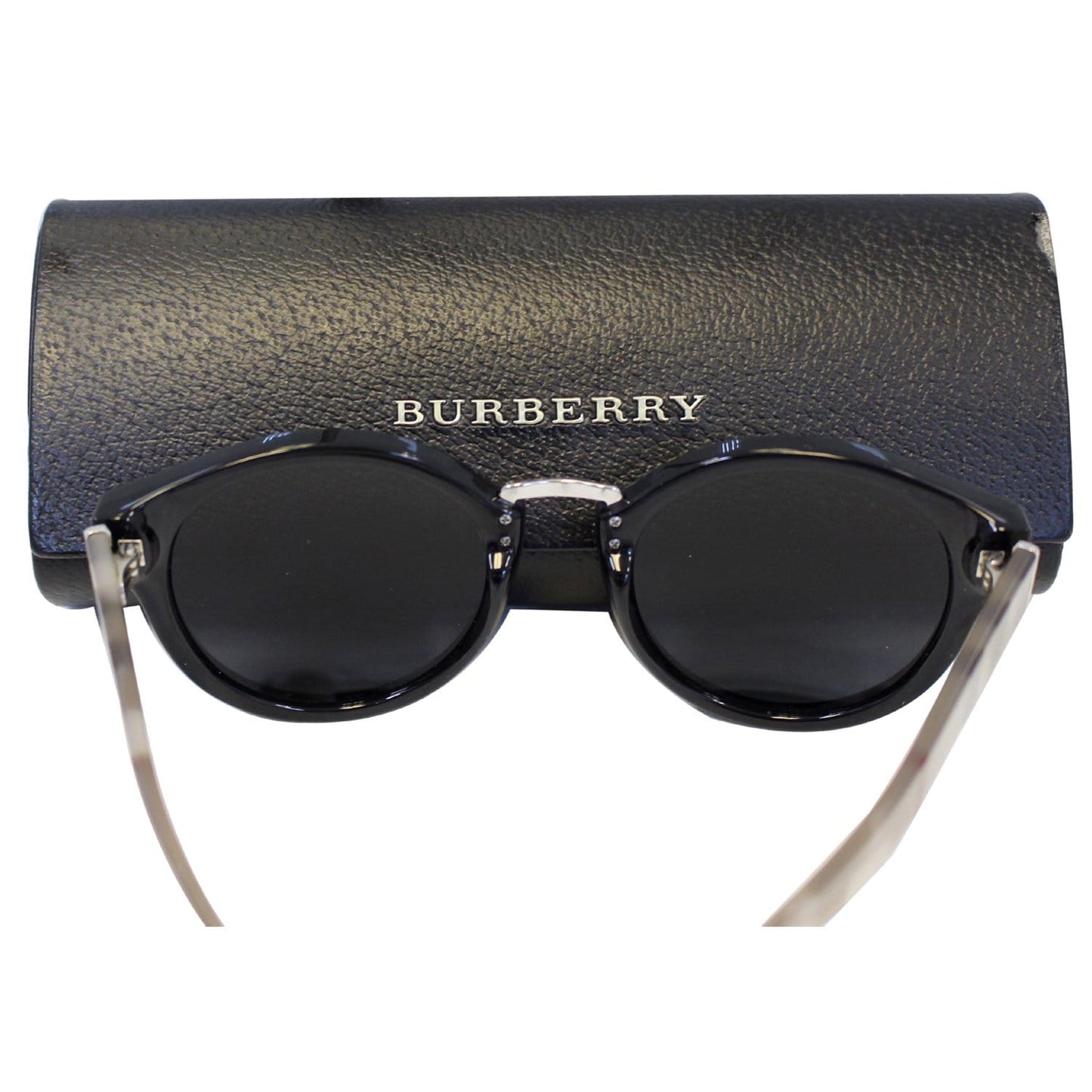 BURBERRY Round Striped Sunglasses 4227 Grey
