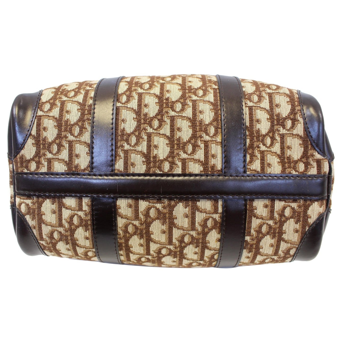 CHRISTIAN DIOR Monogram Logo Boston Duffle Bag