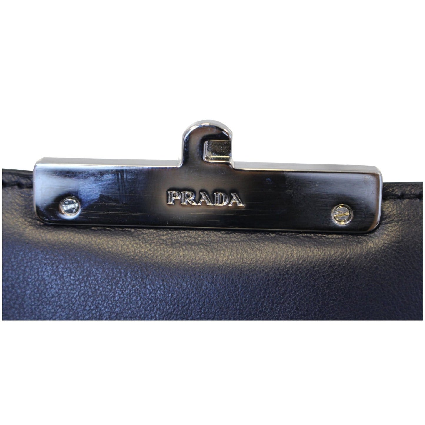 PRADA Saffiano Leather Blue Shoulder Bag - 15% OFF