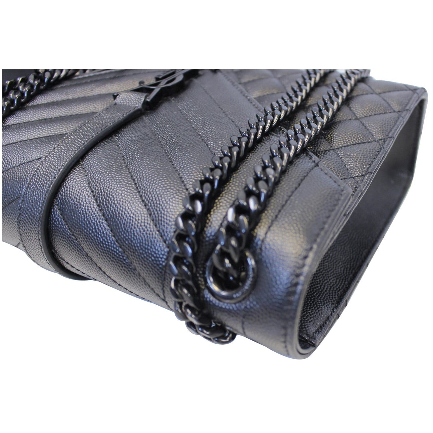 YVES Saint Laurent Envelope Medium Chain Shoulder Bag Black