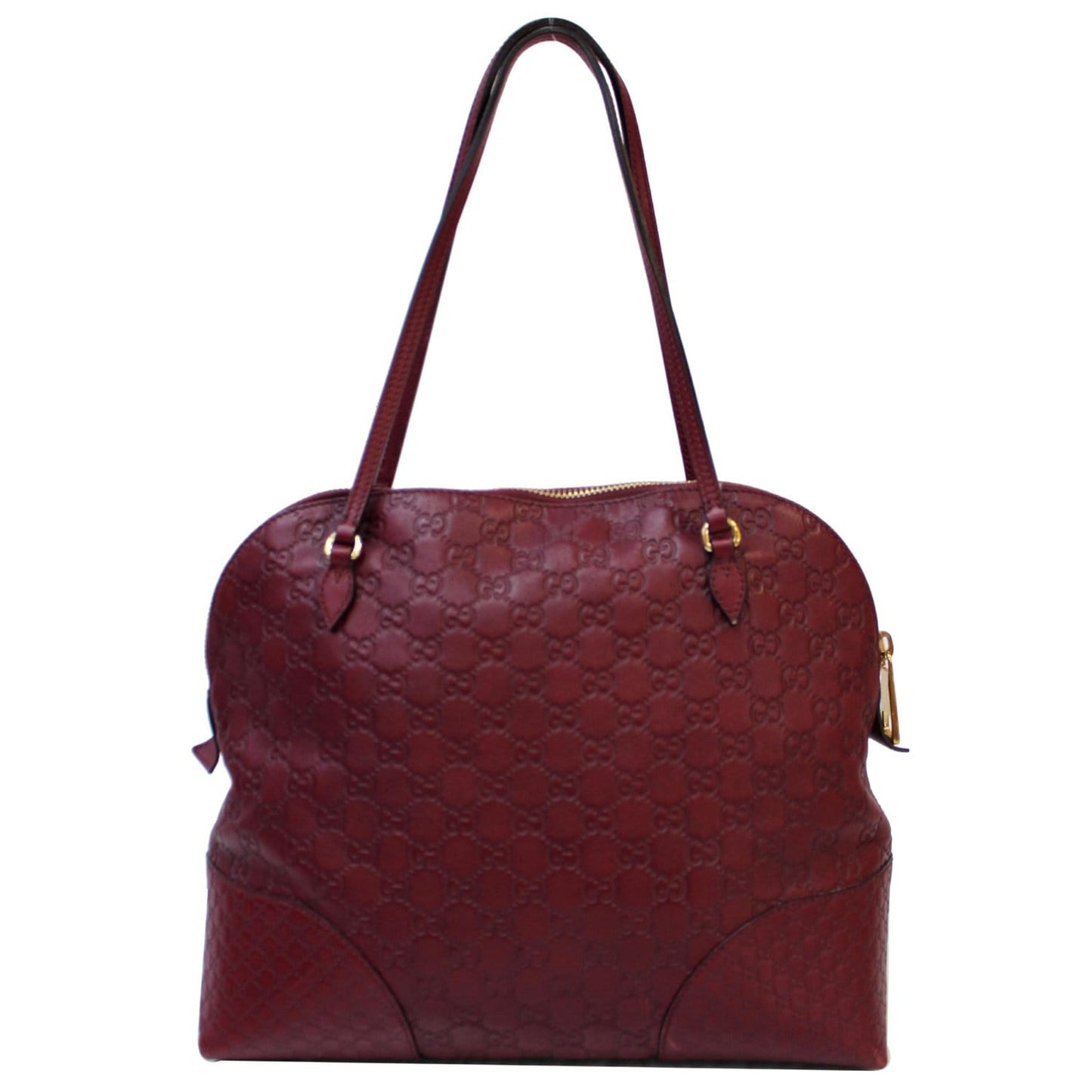 GUCCI Bree GG Guccissima Leather Shoulder Bag Dusty Rose 323673