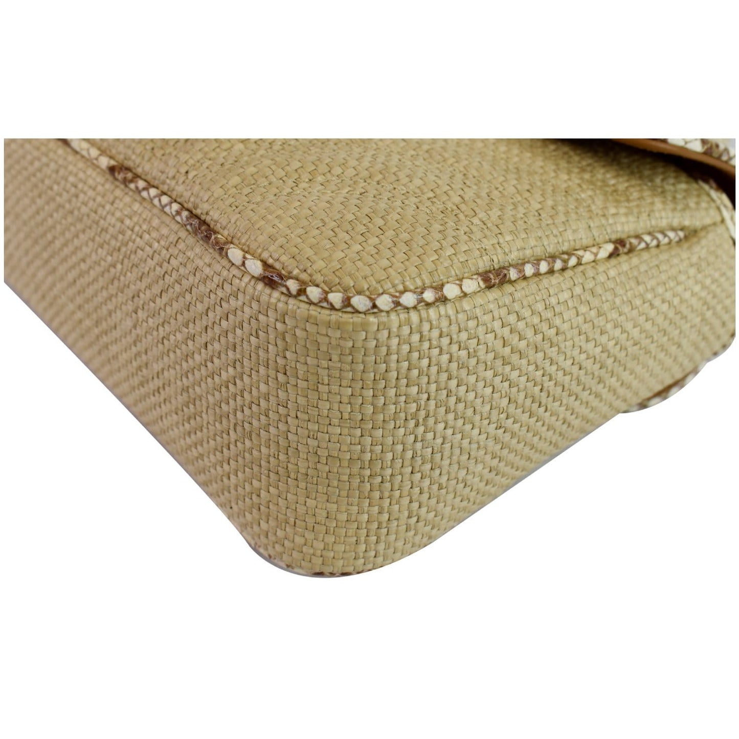 GUCCI GG Marmont Raffia Small Shoulder Bag Beige 443497 - 20% OFF