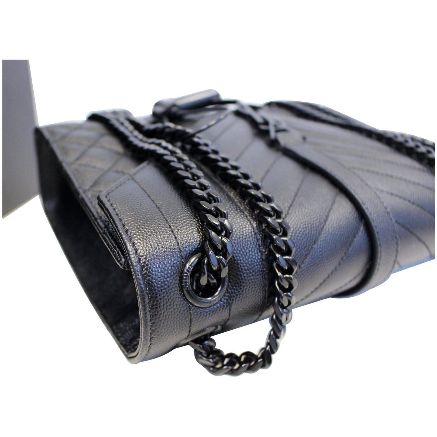 YVES Saint Laurent Envelope Medium Chain Shoulder Bag Black