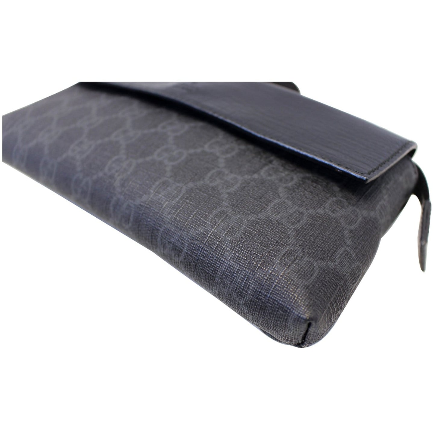GUCCI GG Supreme Monogram Waist Bum Bag Black 161833