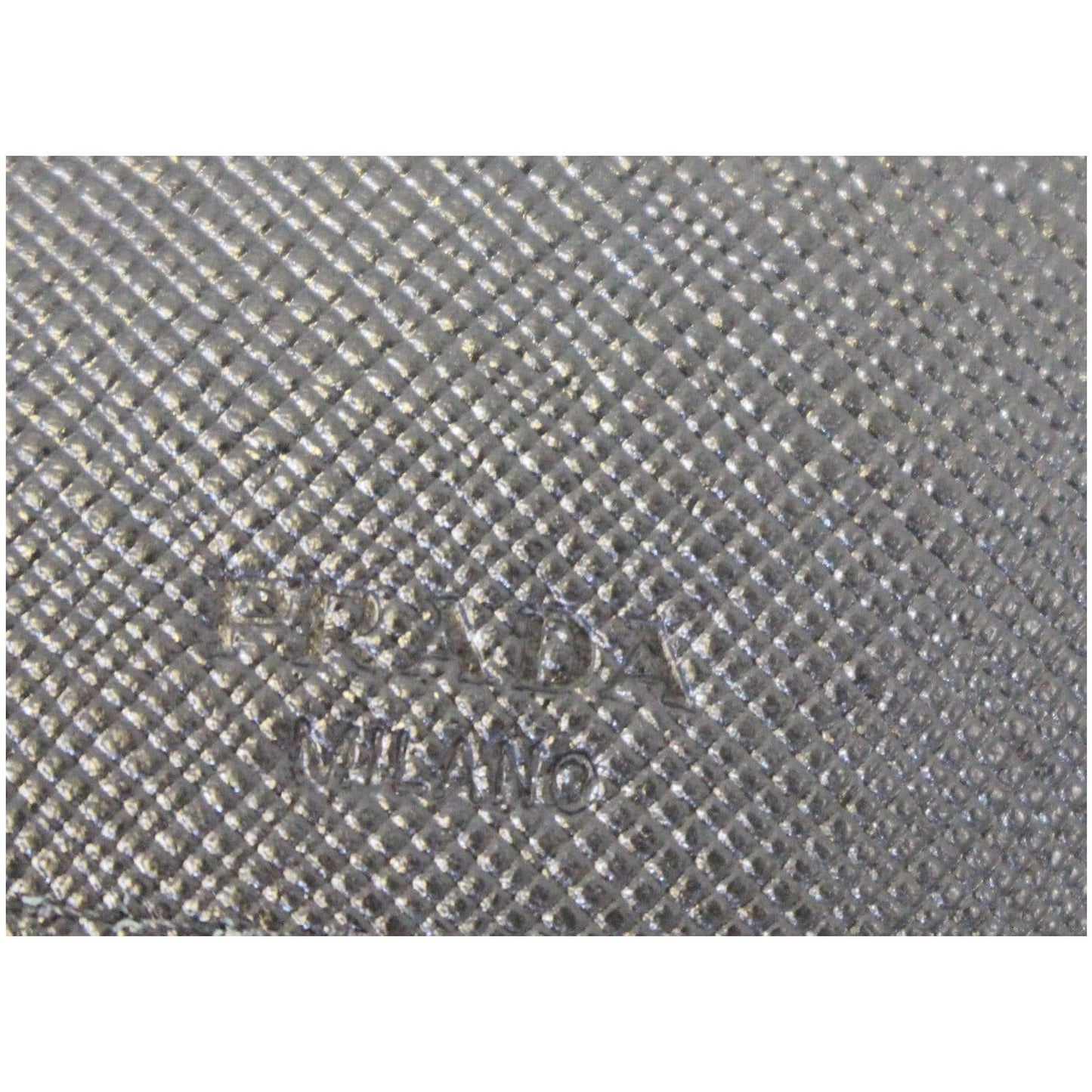PRADA Nylon Checkbook Cover Wallet Black