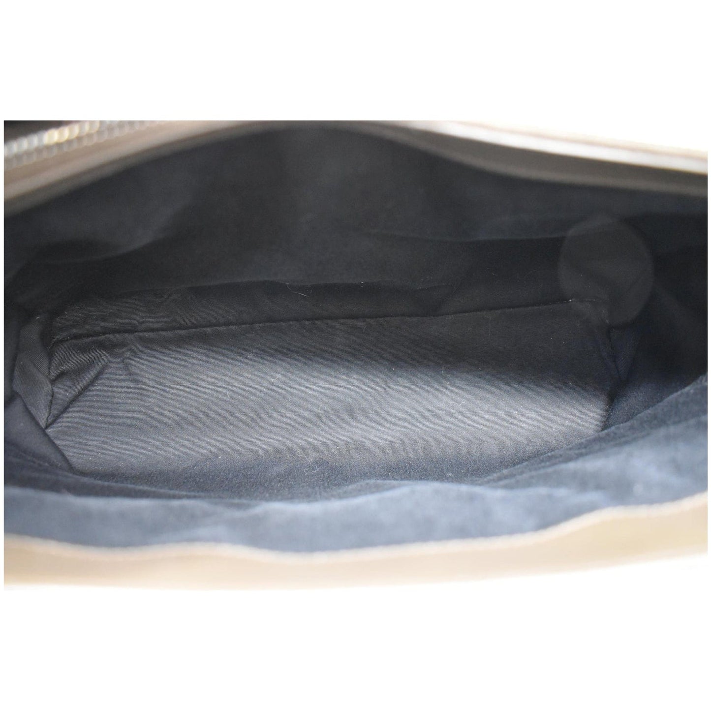 YVES SAINT LAURENT Large Loulou Calfskin Matelasse Chain Shoulder Bag Khaki Green