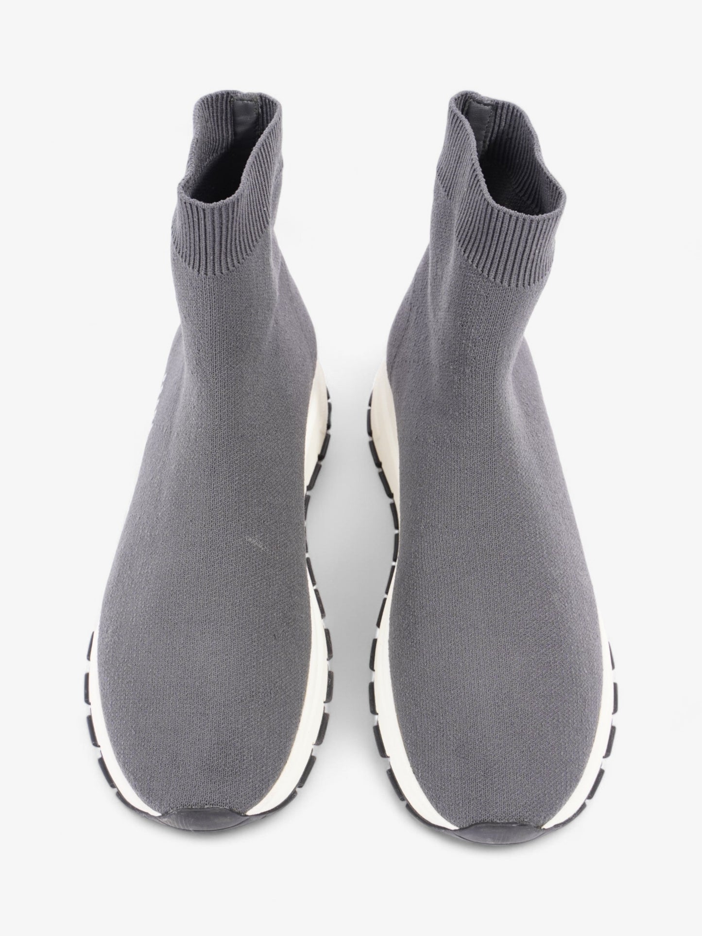 Prada Knit Sneakers Grey Cotton EU 38 UK 5