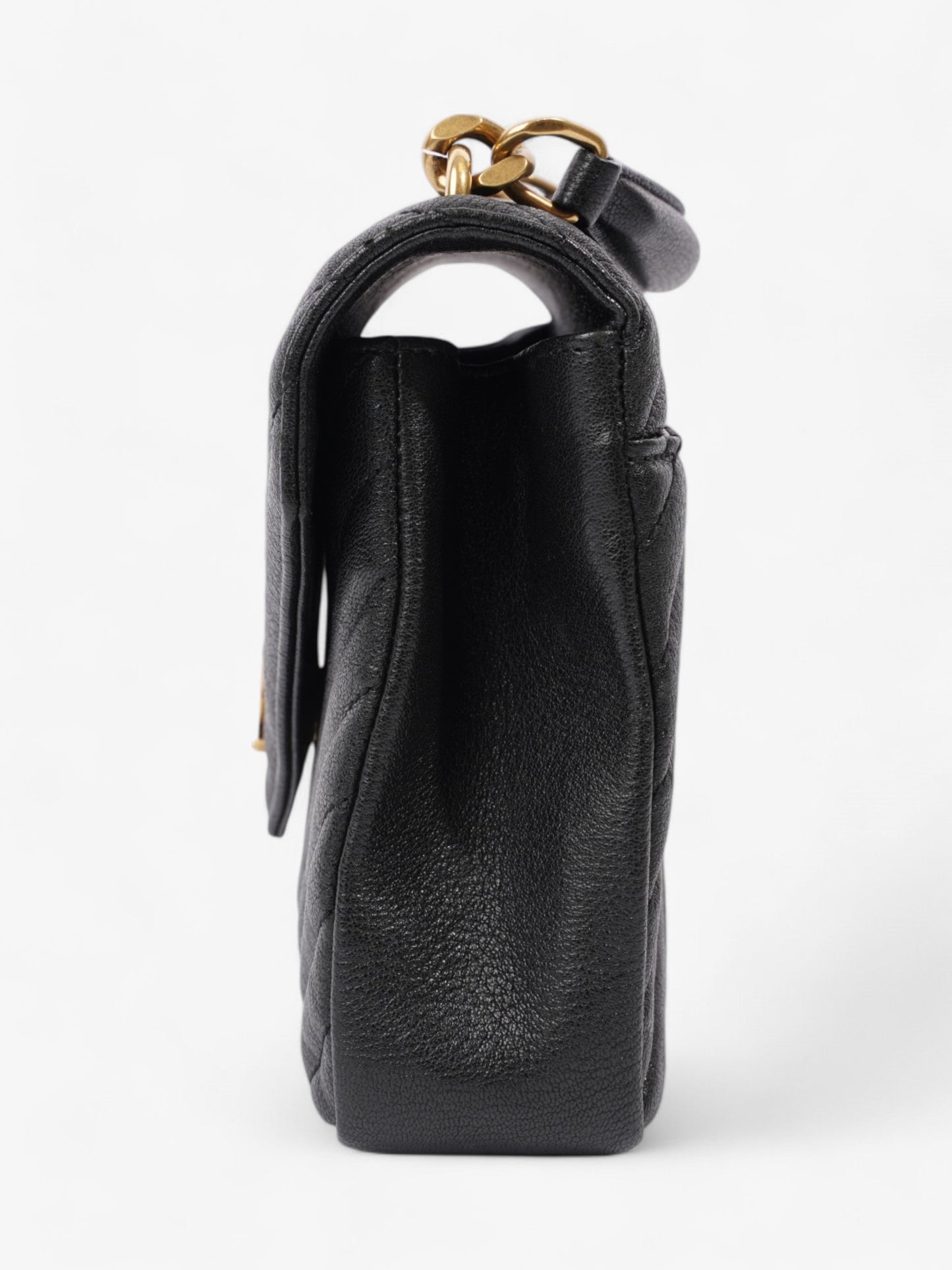 Saint Laurent College Black Lambskin Leather Medium