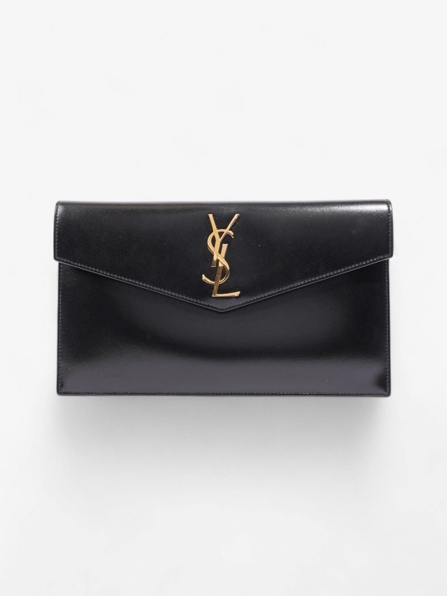 Saint Laurent Uptown Pouch Black Leather