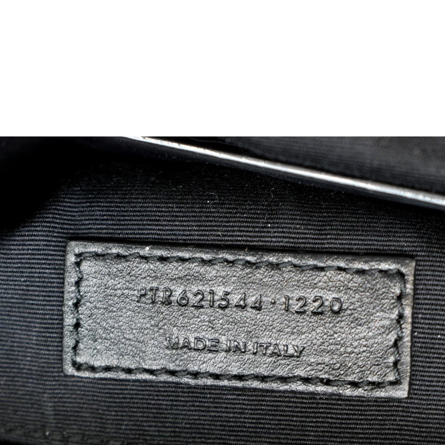 YVES SAINT LAURENT Lou Chevron Leather Camera Crossbody Bag Black