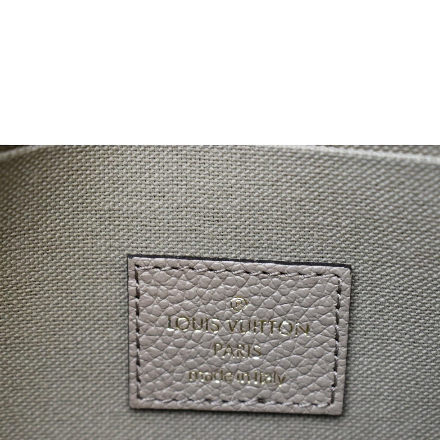 LOUIS VUITTON Felicie Pochette Monogram Empreinte Crossbody Bag Bicolor