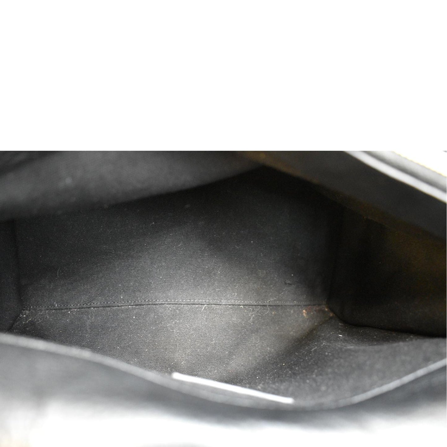 YVES SAINT LAURENT Muse Two Medium Calfskin Satchel Shoulder Bag Black