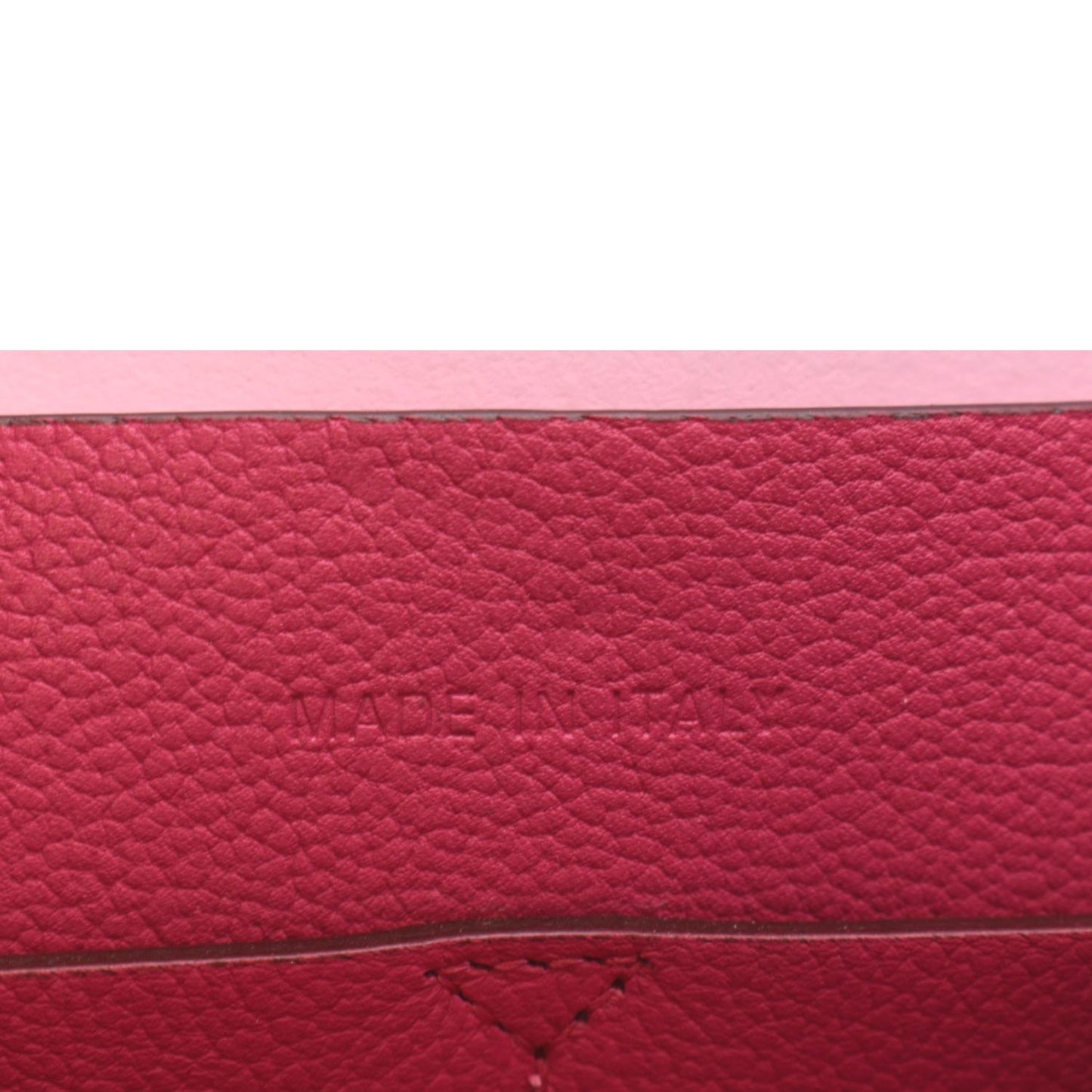 CHRISTIAN DIOR Open Bar Grained Leather Tote Bag Pink