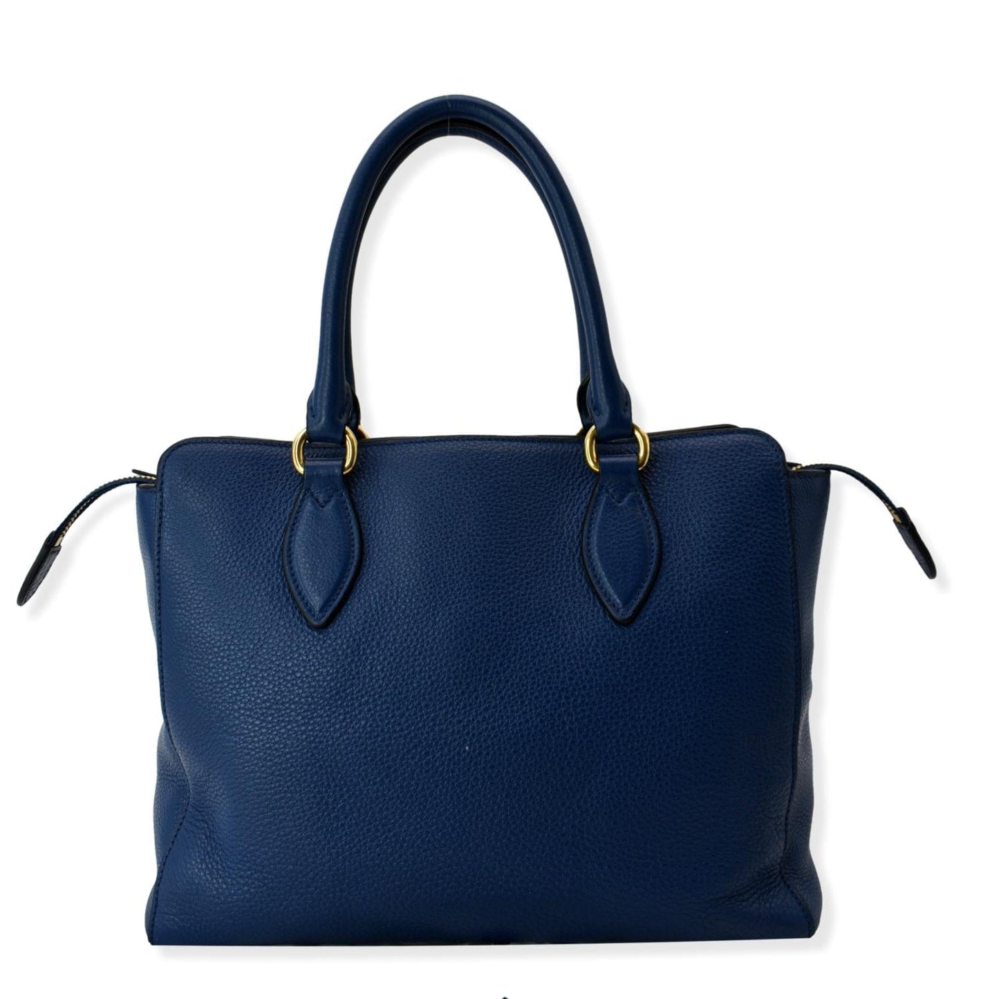 PRADA 2way Leather Tote Shoulder Bag Blue 1BA205 - 10% Off