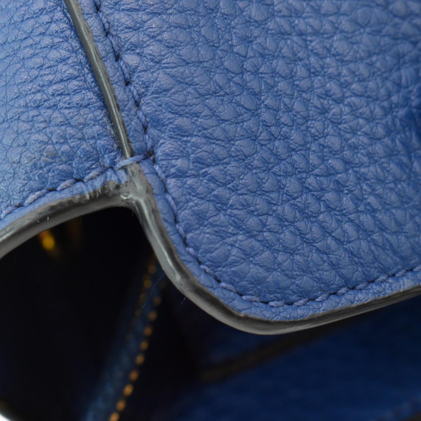PRADA 2way Leather Tote Shoulder Bag Blue 1BA205 - 10% Off