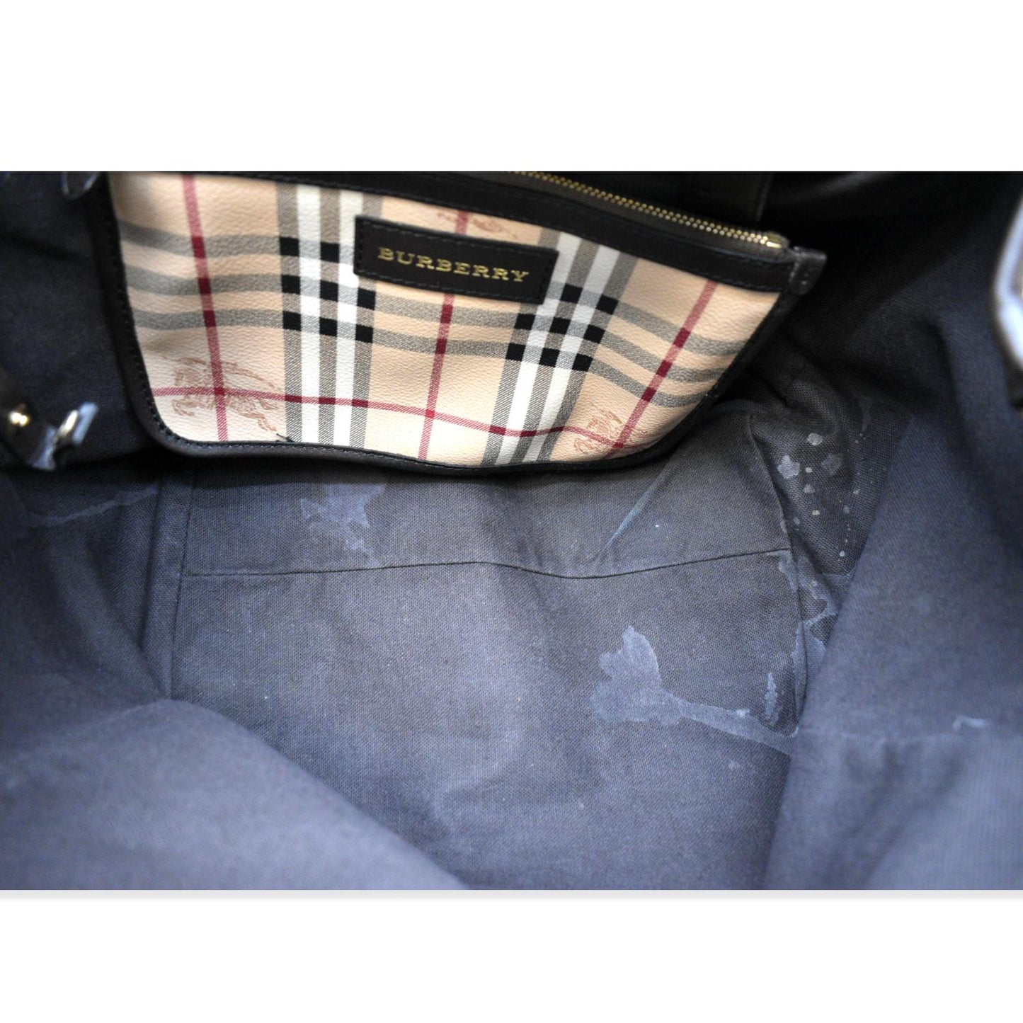 BURBERRY Canterbury Haymarket Check Tote Bag Multicolor