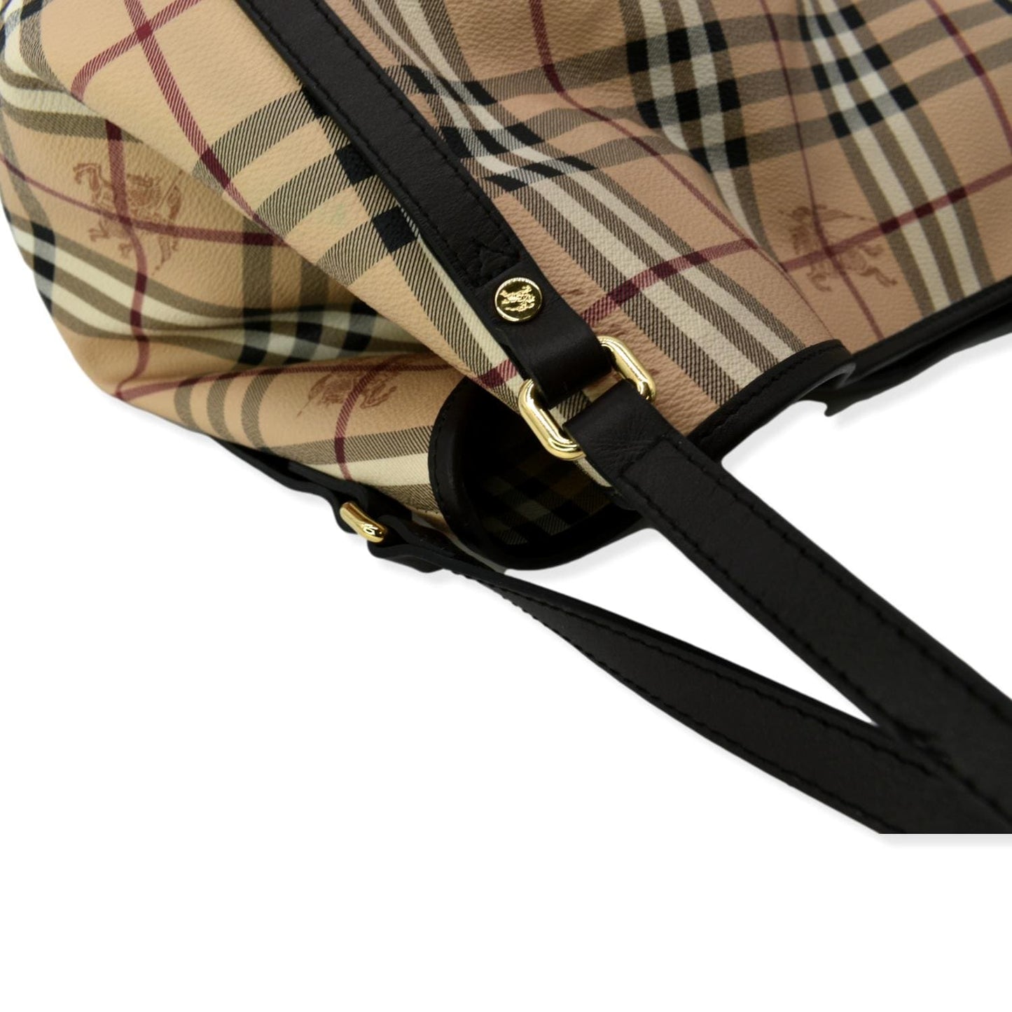 BURBERRY Canterbury Haymarket Check Tote Bag Multicolor