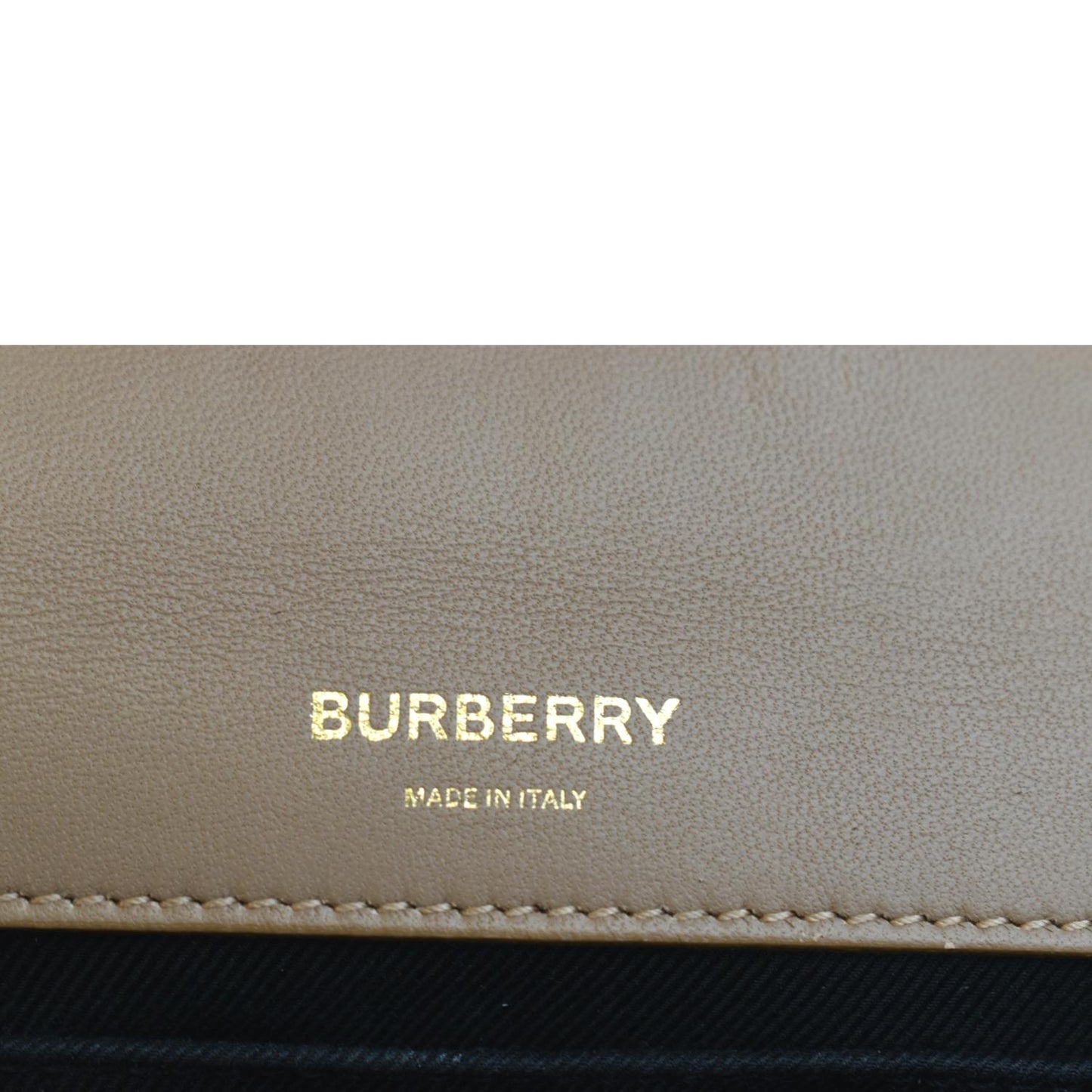 BURBERRY Horseferry Print Lola Small Quilted Leather Shoulder Bag Camel