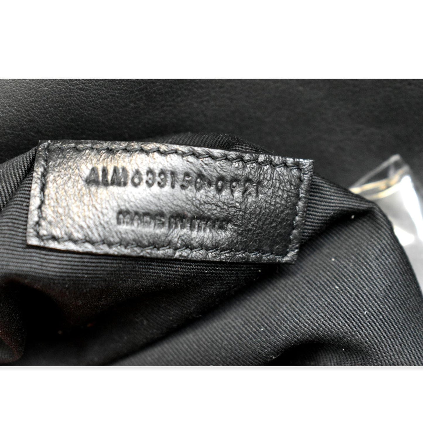 YVES SAINT LAURENT Niki Medium Tweed Shoulder Bag Black