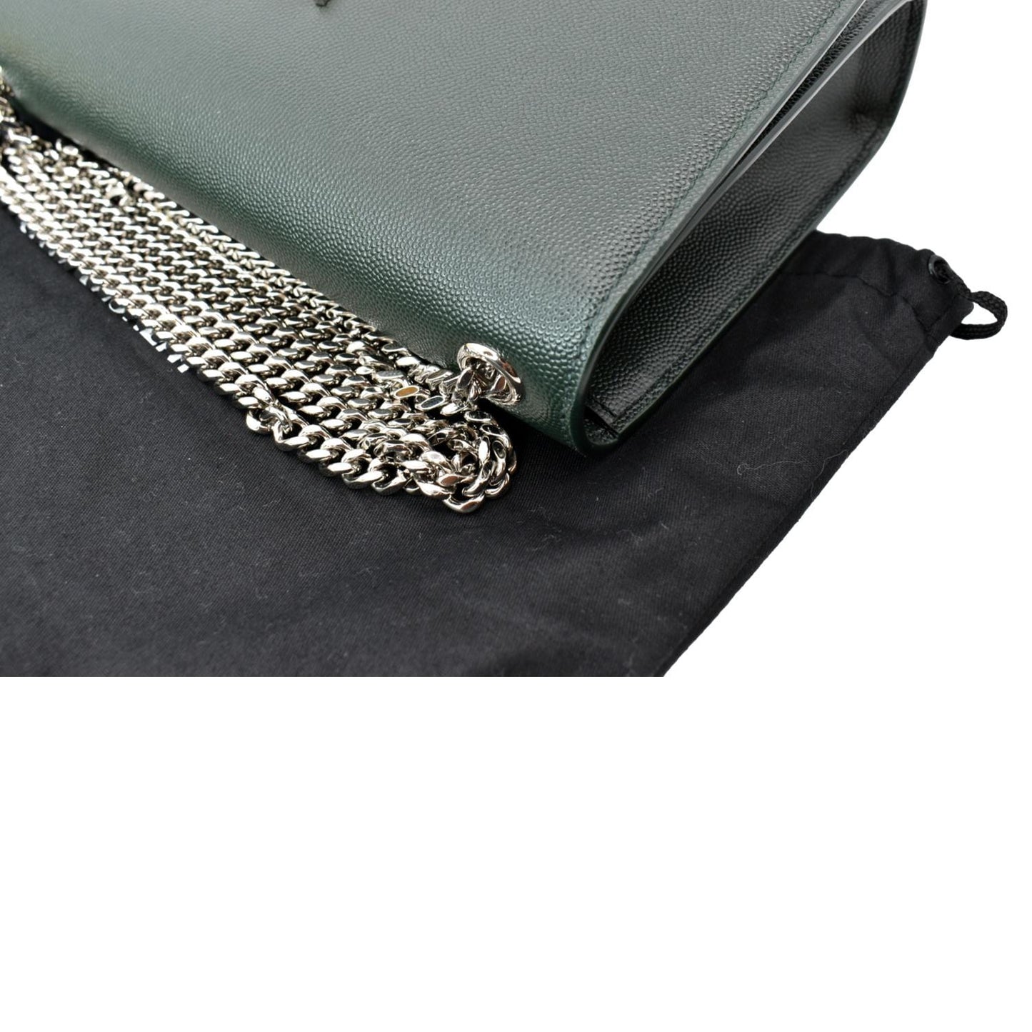 YVES SAINT LAURENT Kate Medium Leather Crossbody Bag Green