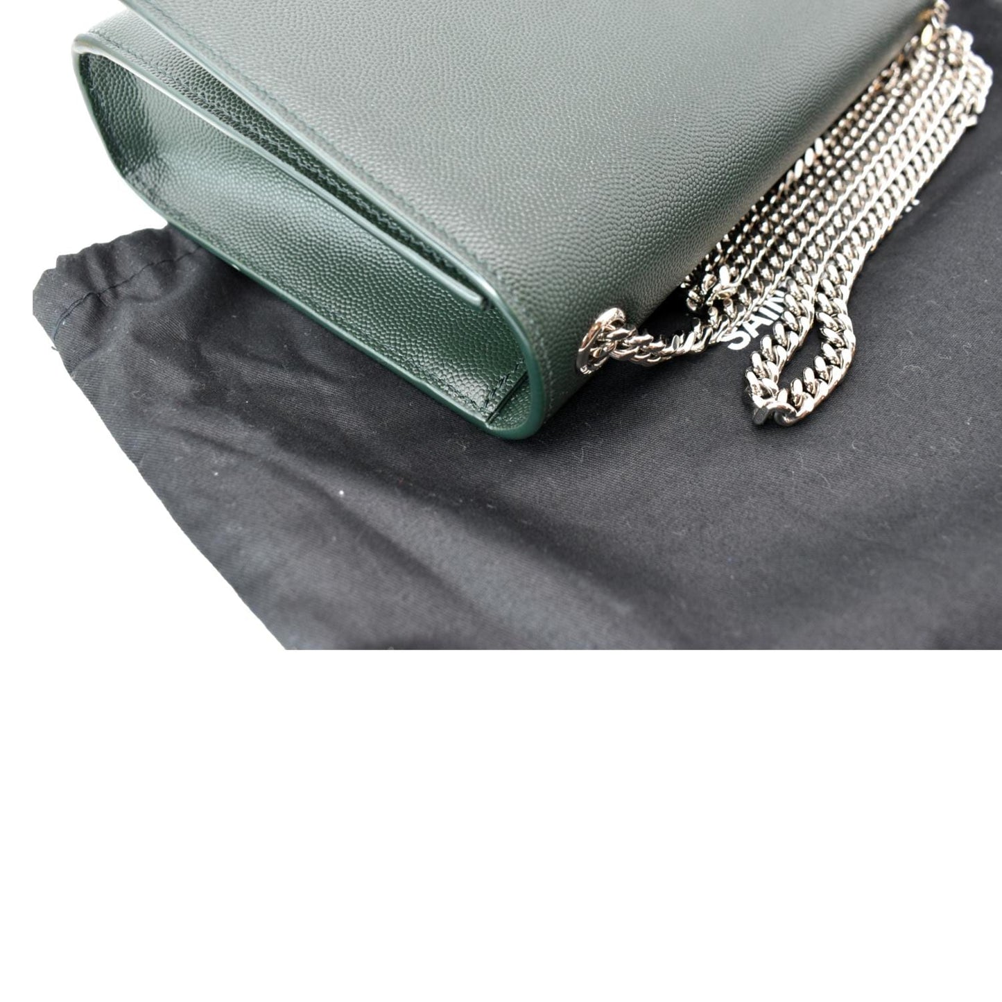 YVES SAINT LAURENT Kate Medium Leather Crossbody Bag Green