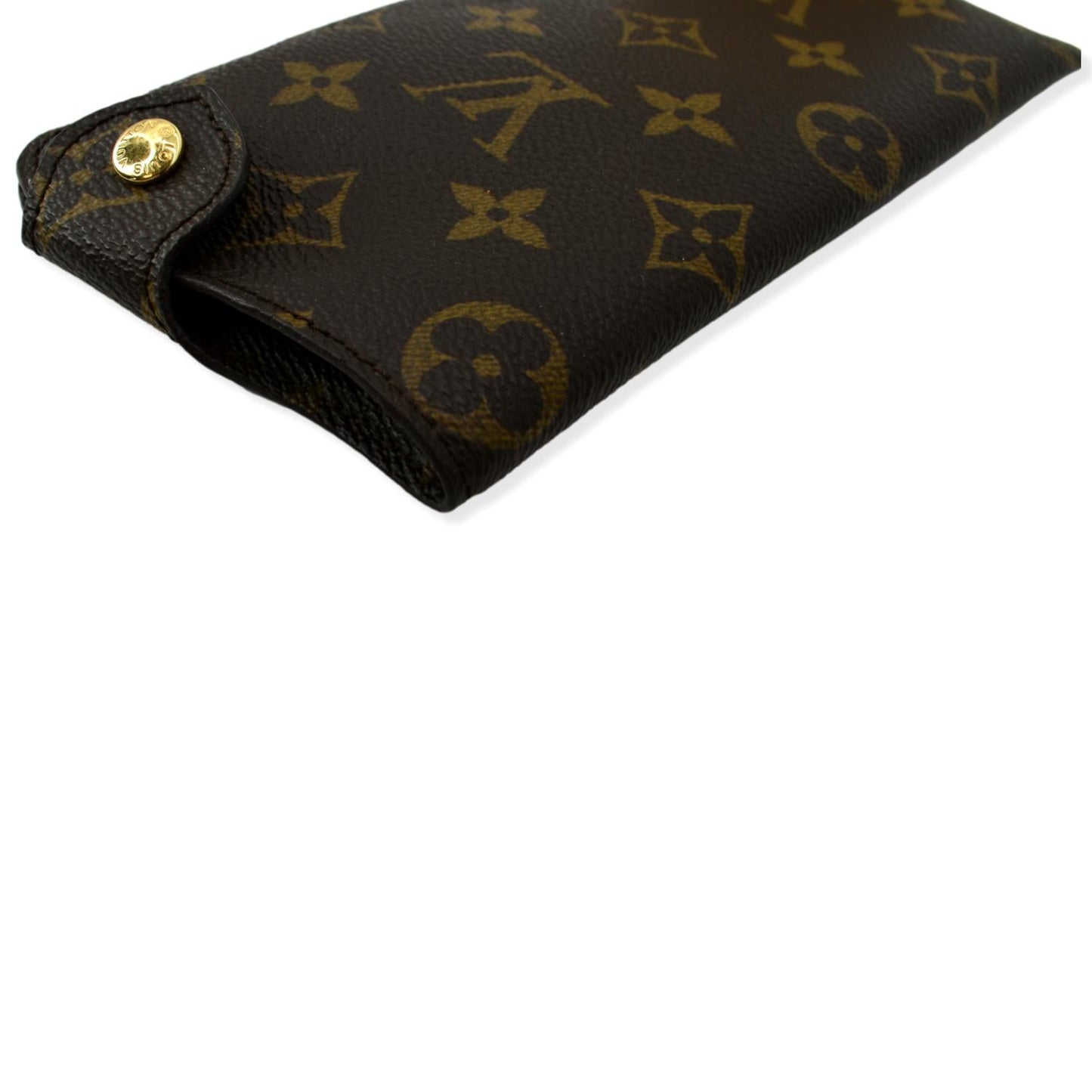 LOUIS VUITTON Monogram Canvas Sunglasses Case Brown