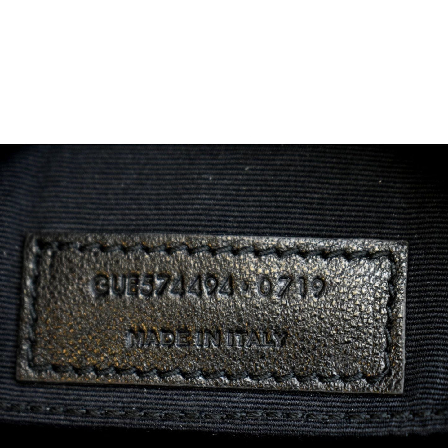 YVES SAINT LAURENT Lou Velvet Camera Crossbody Bag Blue