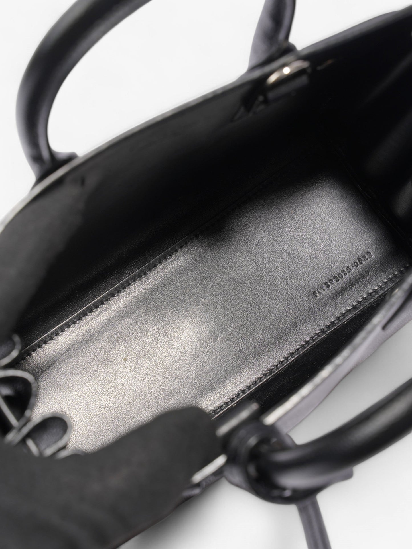 Saint Laurent Sac De Jour Black Leather Nano