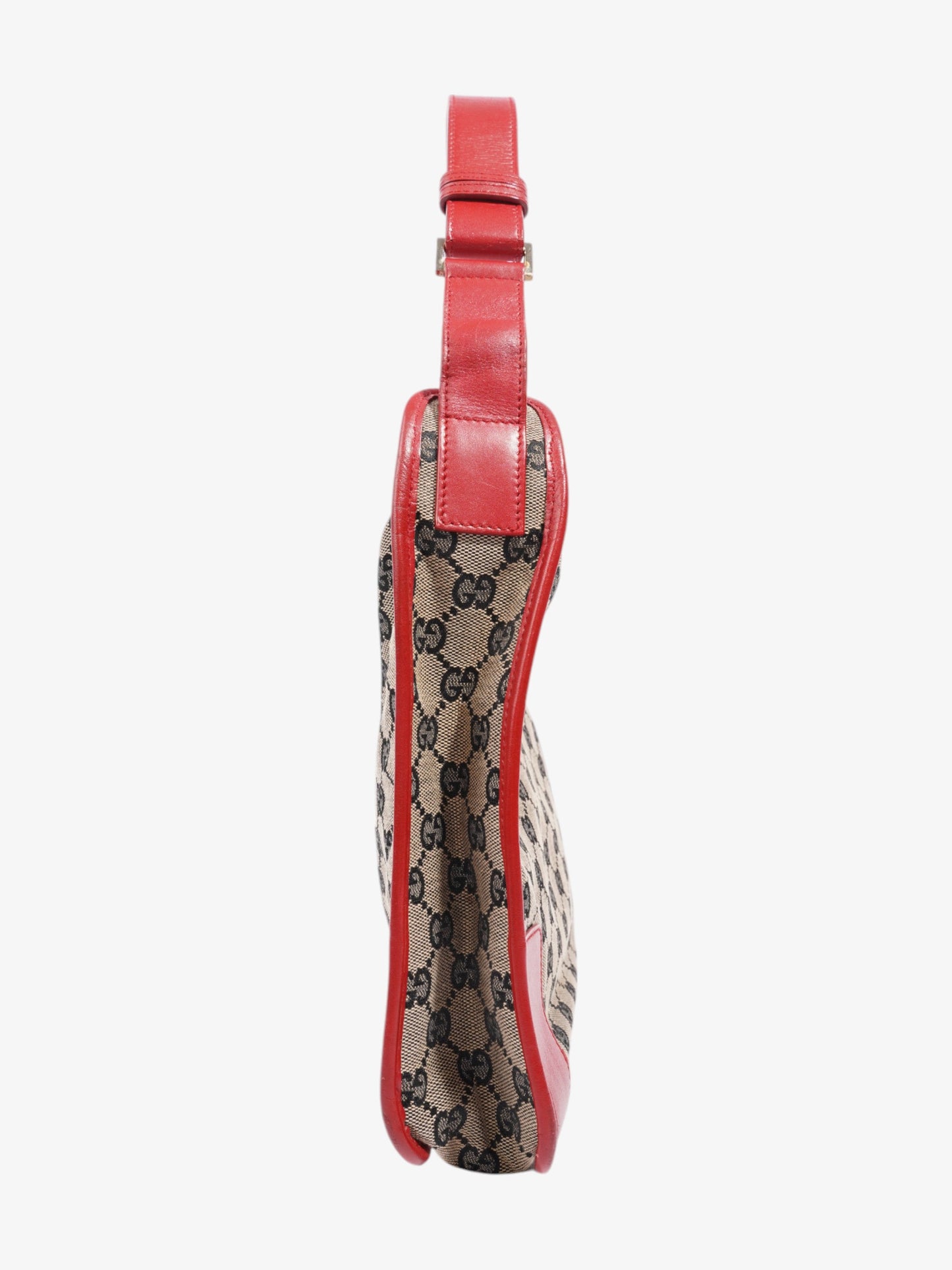Gucci GG Shoulder Bag GG Supreme / Beige / Red Canvas