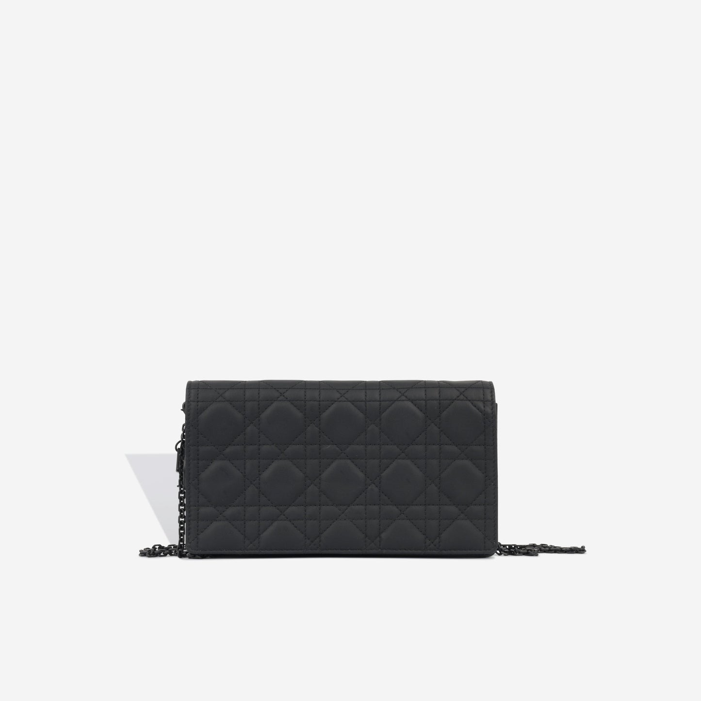Christian Dior Lady Dior Pouch - Matte Black