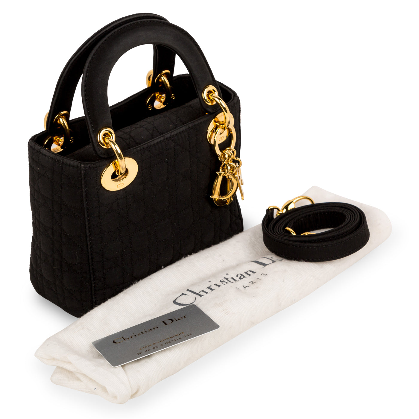 Christian Dior Lady Dior - Mini - Satin Black