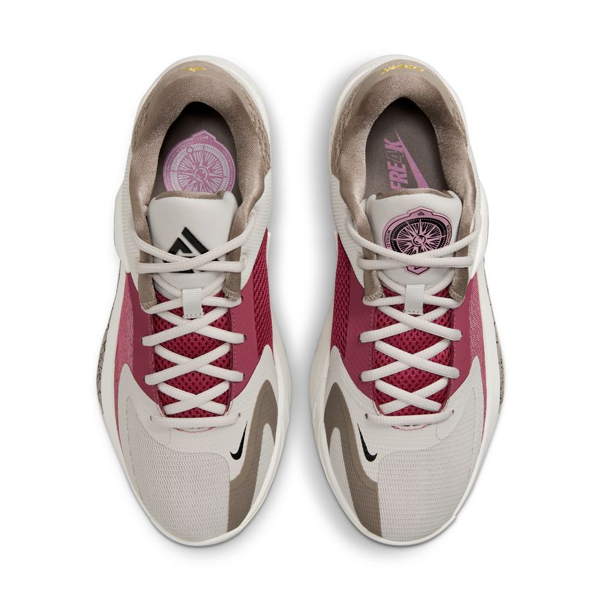 Nike Zoom Freak 4 Basketball Shoes "Colosseum/Sweet Beet"