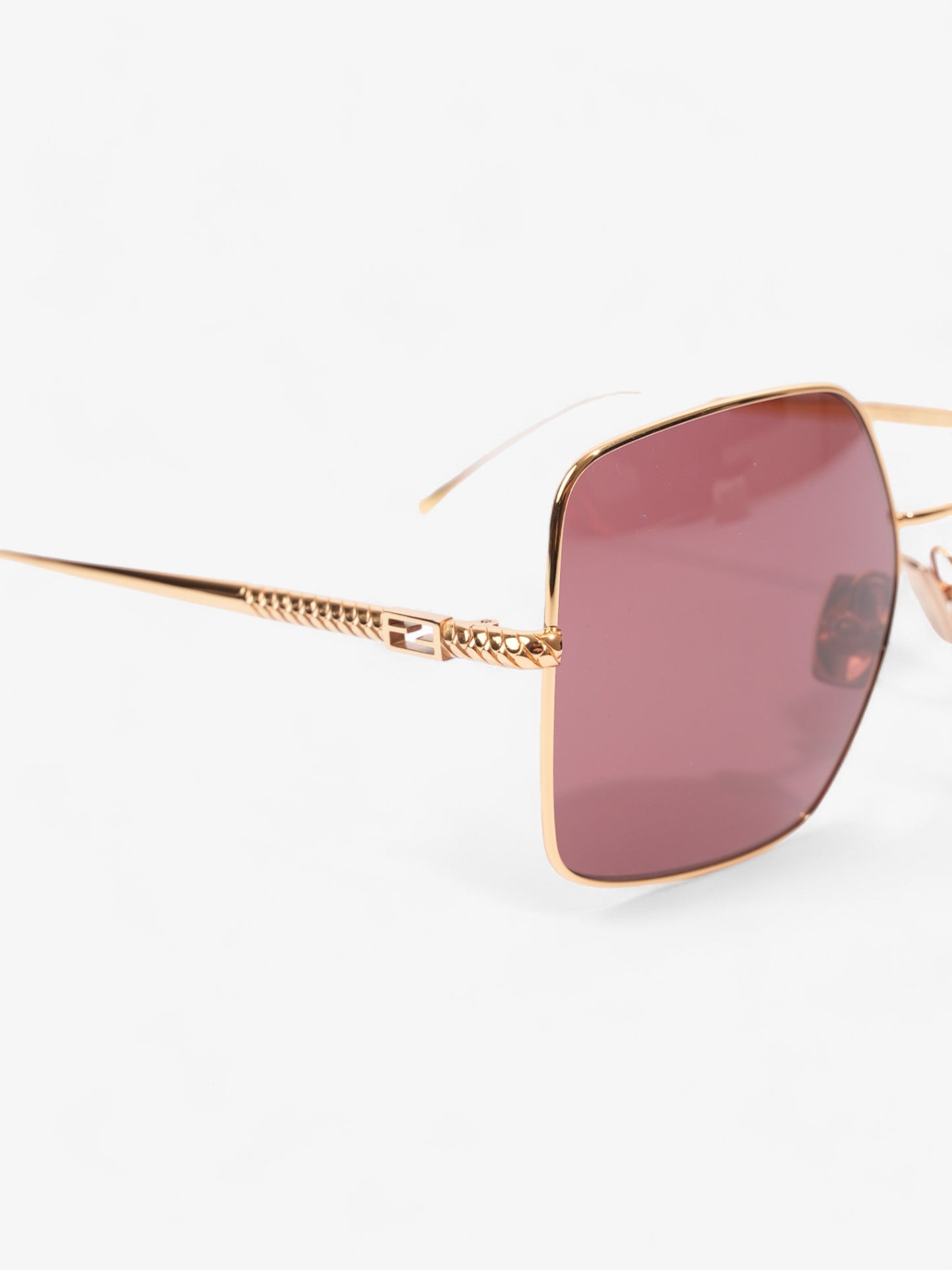 Fendi FF Sunglasses Gold Acetate 145mm