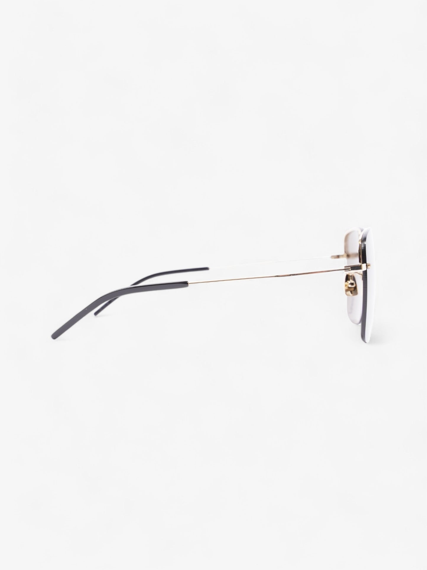 Saint Laurent SL 312 M Sunglasses Black / Silver Base Metal 145mm