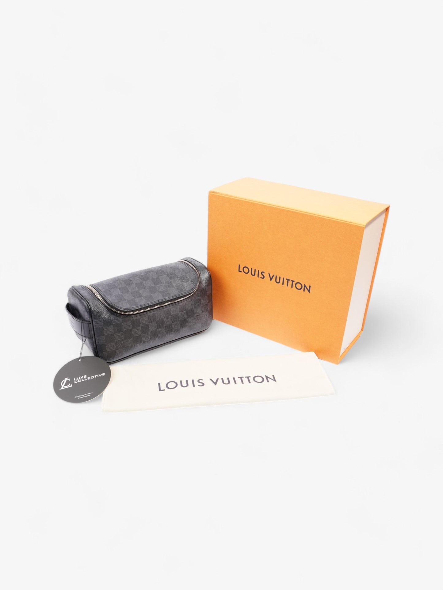 Louis Vuitton Toiletry Pouch Damier Graphite Coated Canvas