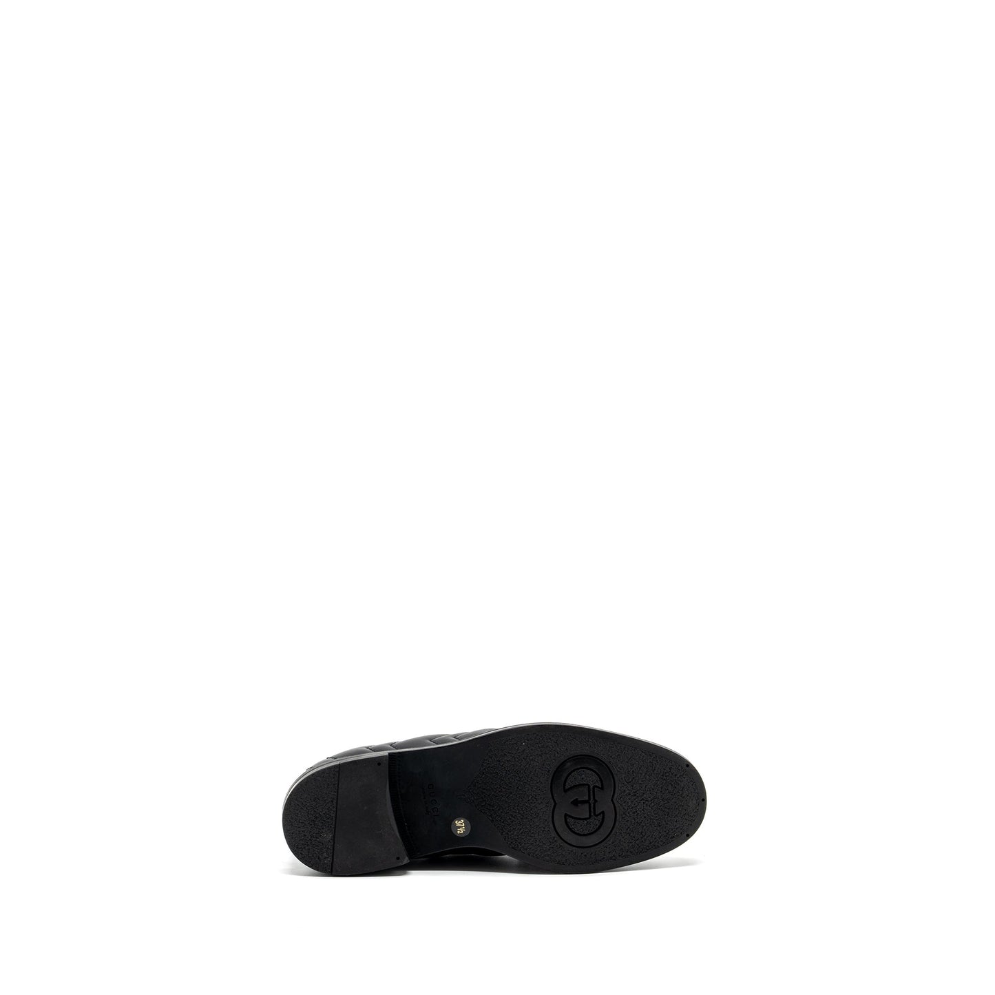 Gucci size 37.5 GG loafers black