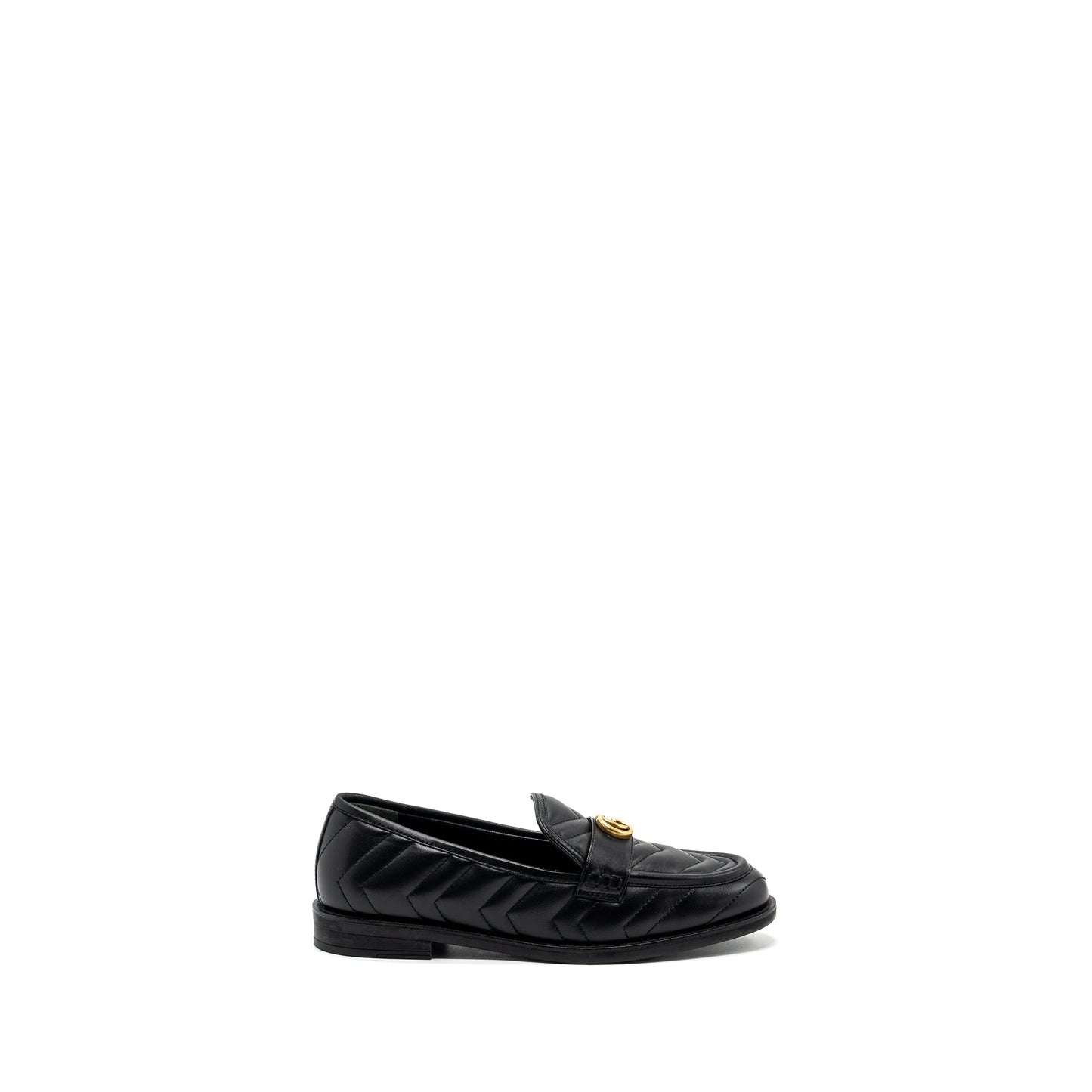 Gucci size 37.5 GG loafers black