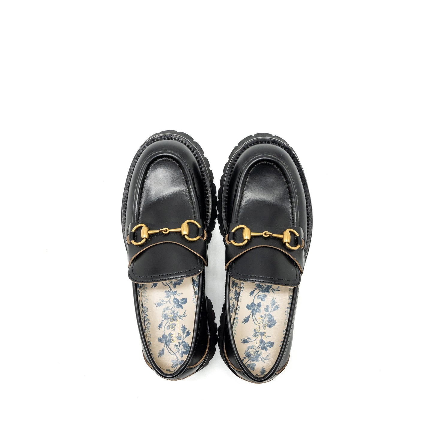 Gucci size 38 Jordan loafer calfskin black