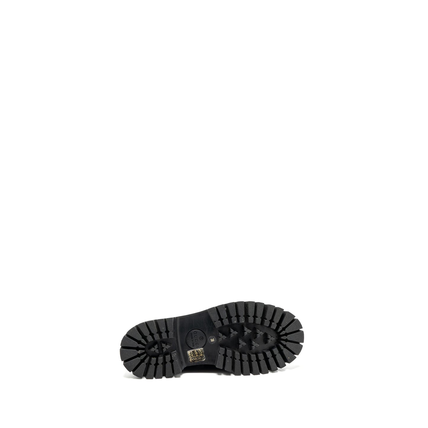 Gucci size 38 Jordan loafer calfskin black