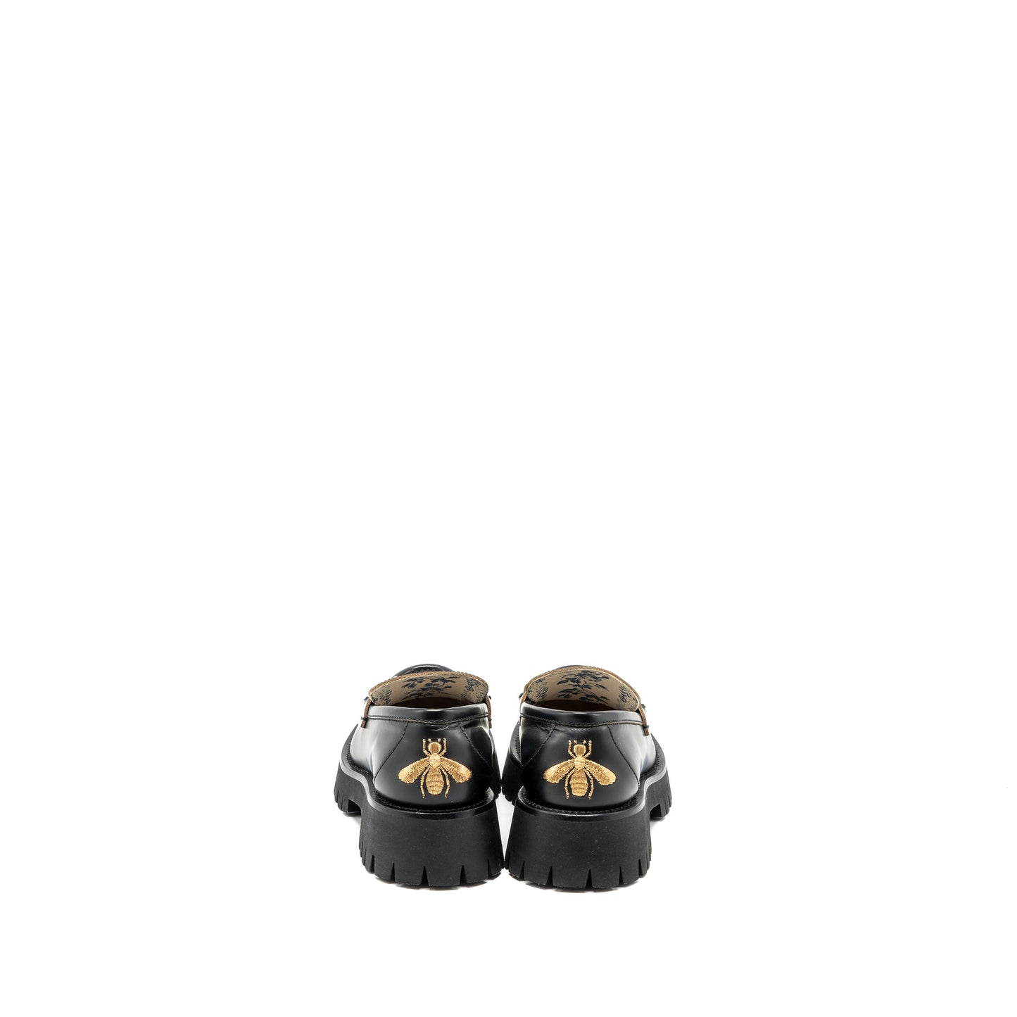 Gucci size 38 Jordan loafer calfskin black
